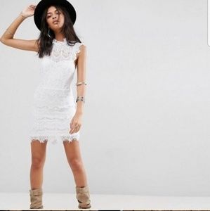 Free People White Lace Dress